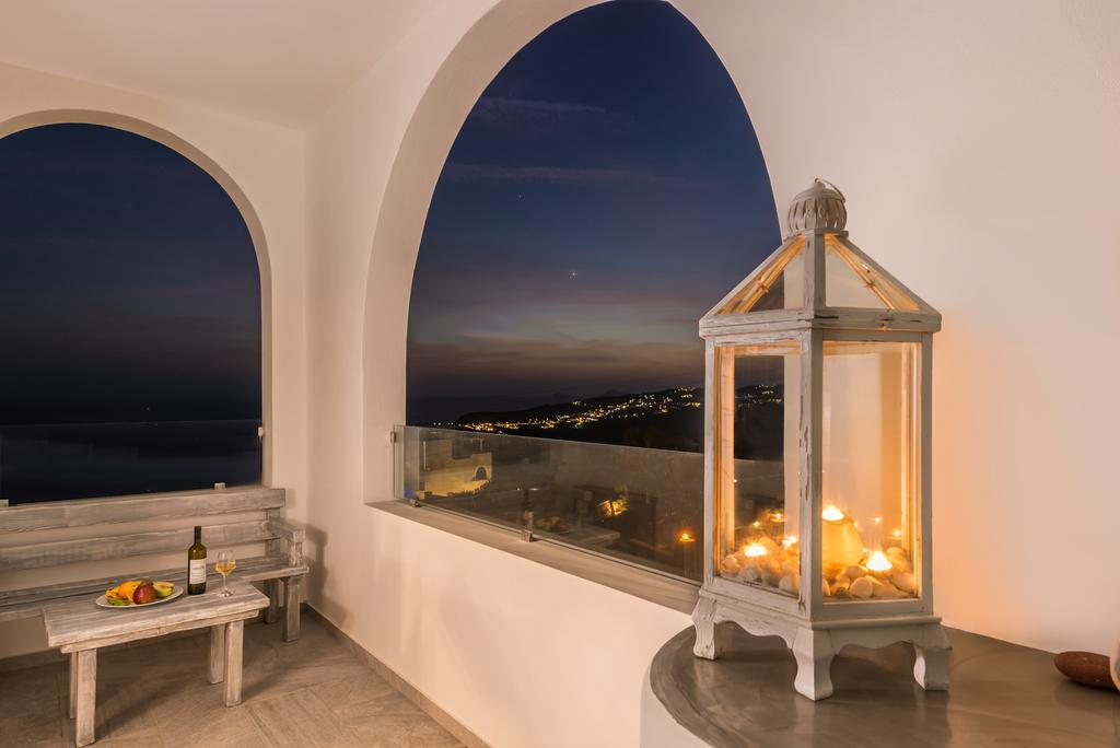 Aspronisi Luxury Villa With Caldera View Megalochori (Santorini) Exterior foto